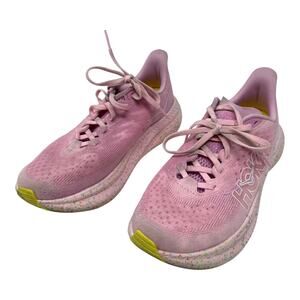 Hoka One One Mach 6 Women’s Running Shoes Pink Yellow Size 7.5